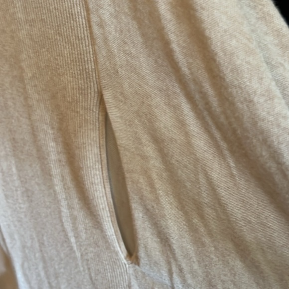 Tes Baker long wrap oatmeal sweater - Picture 3 of 7